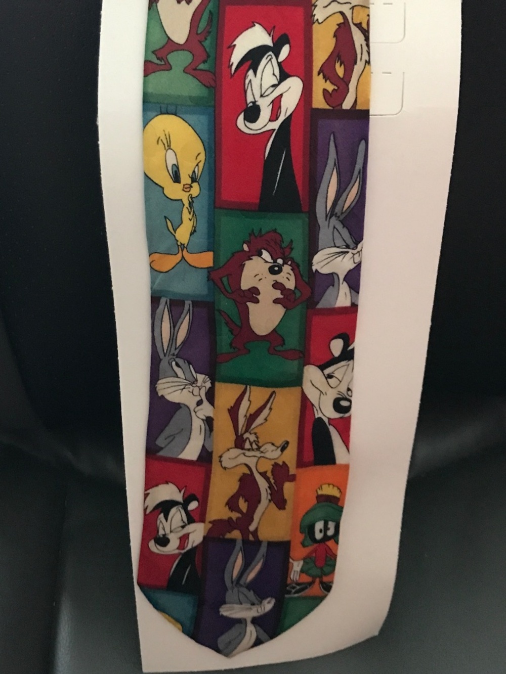 Vintage Looney Tunes Silk Tunes Mania Character Tie